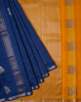 Royal blue Mysore silk saree